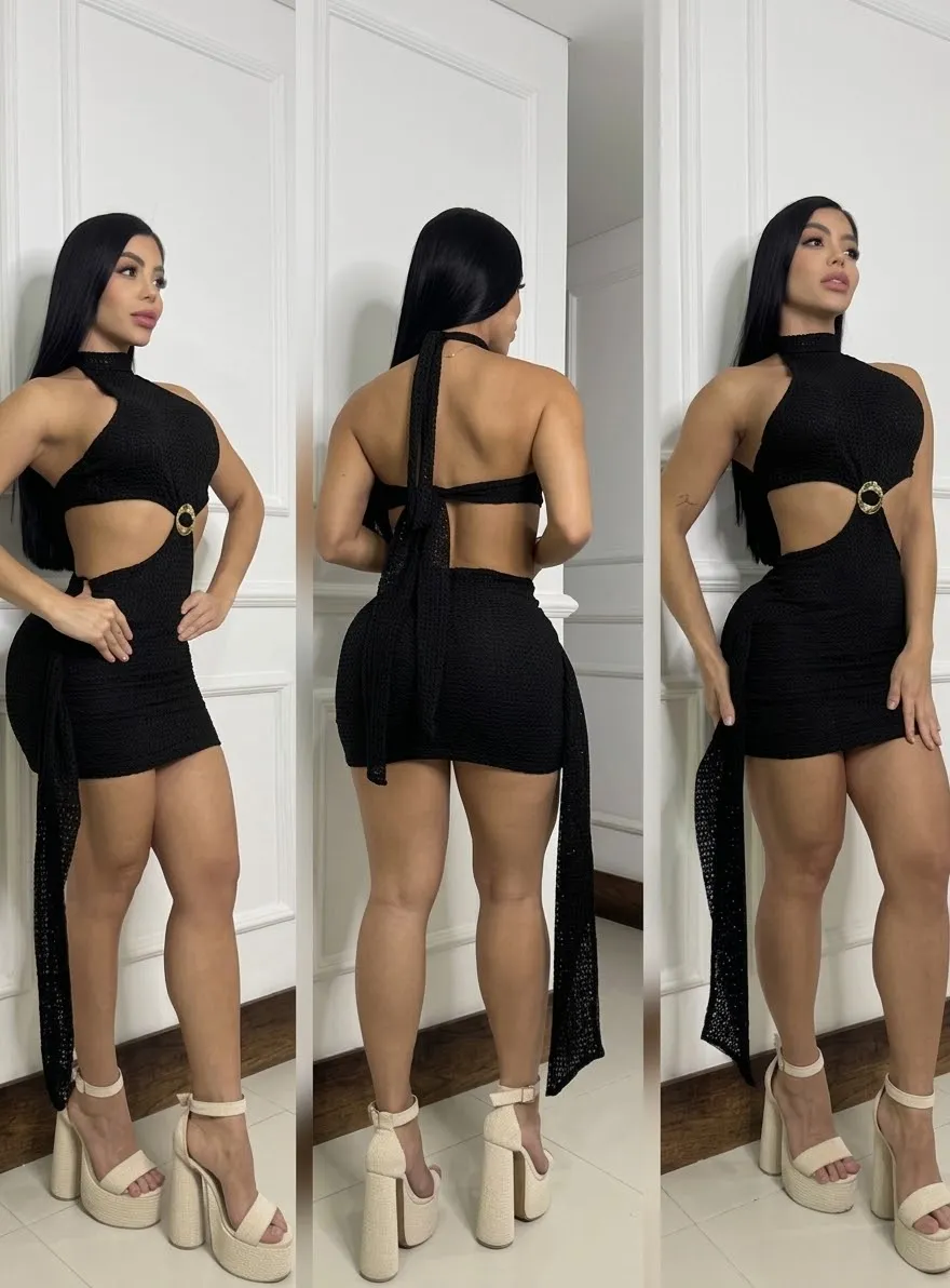 Vestido crochet 